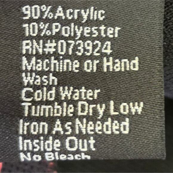 Misook Pink and Black Geometric Cardigan Sweater Women's Size Small - Picture 4 of 5